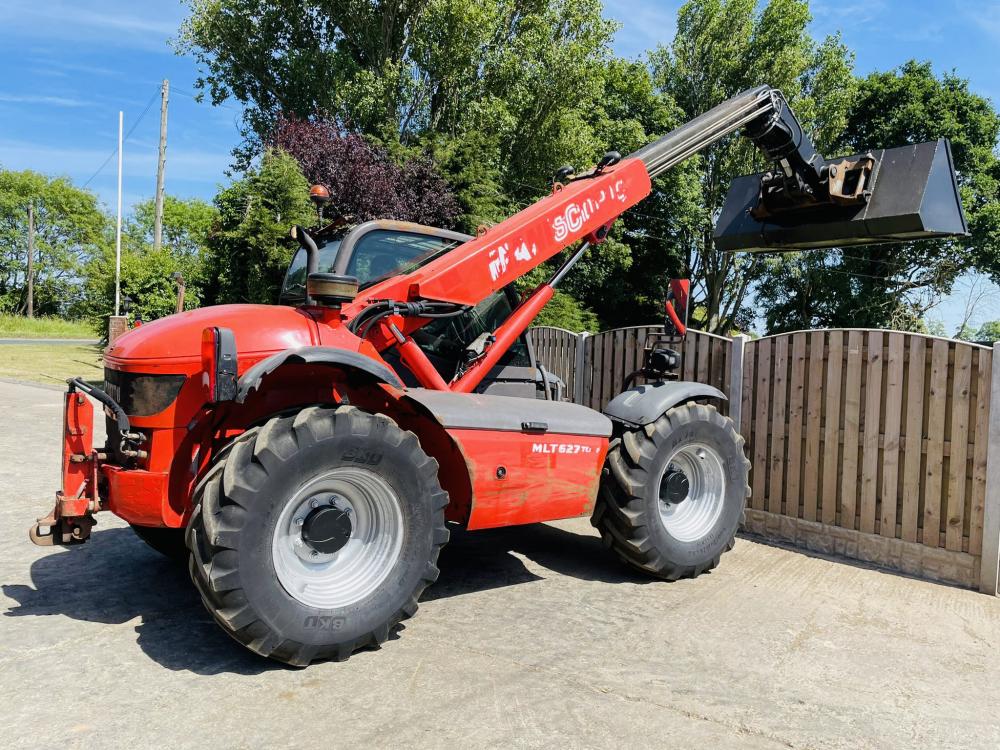 MANITOU MLT627T 4WD TELEHANDLER * YEAR 2011 , AG-SPEC * C/W PICK UP HITCH 