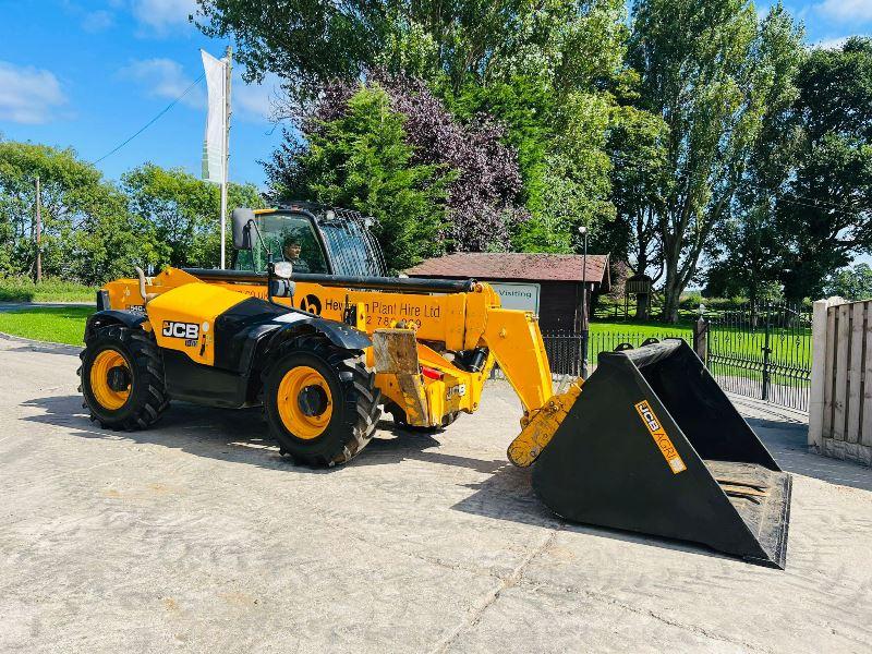 JCB 540-140 HI VIZ 4WD TELEHANDLER *YEAR 2017* C/W BUCKET & TINES*VIDEO*
