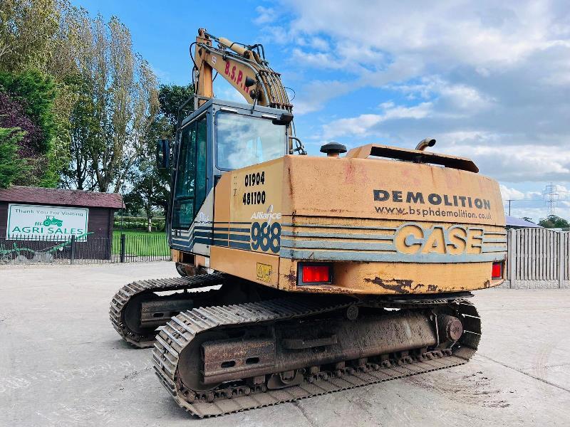 CASE 988-CK PLUS TRACKED EXCAVATOR *6950 HOURS* C/W 5 TINE SCRAP GRAB *VIDEO*