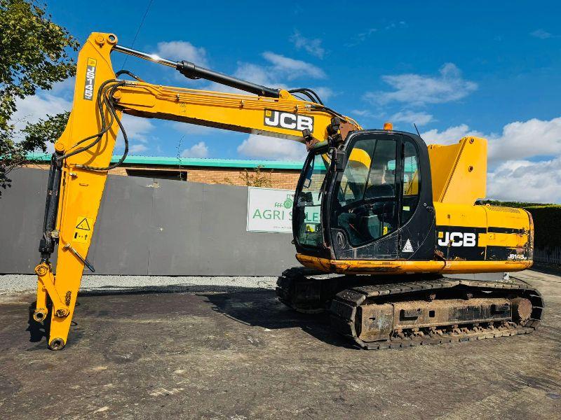 JCB JS145 HRC EXCAVATOR*RUBBER BLOCK PADS*YEAR 2011*VIDEO*