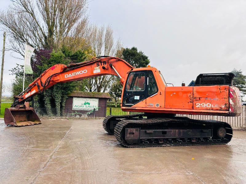 DAEWOO 290SL-V EXCAVATOR C/W QUICK HITCH & BUCKET *VIDEO*