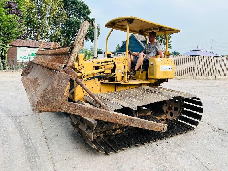 MITSUBISHI BD2P DOZER C/W STRAIGHT BLADE & TILT *VIDEO*