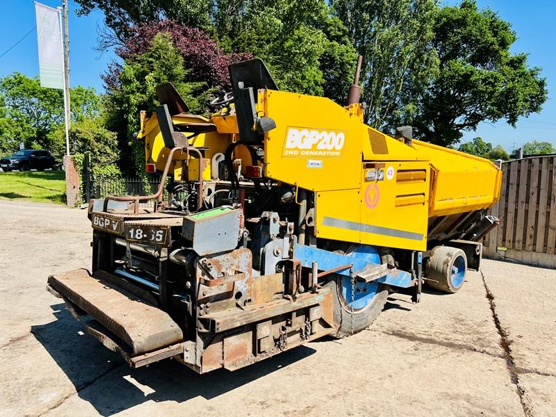 BARBER GREEN BG200 TARMAC PAVER C/W DUAL CONTROL DRIVE *VIDEO*
