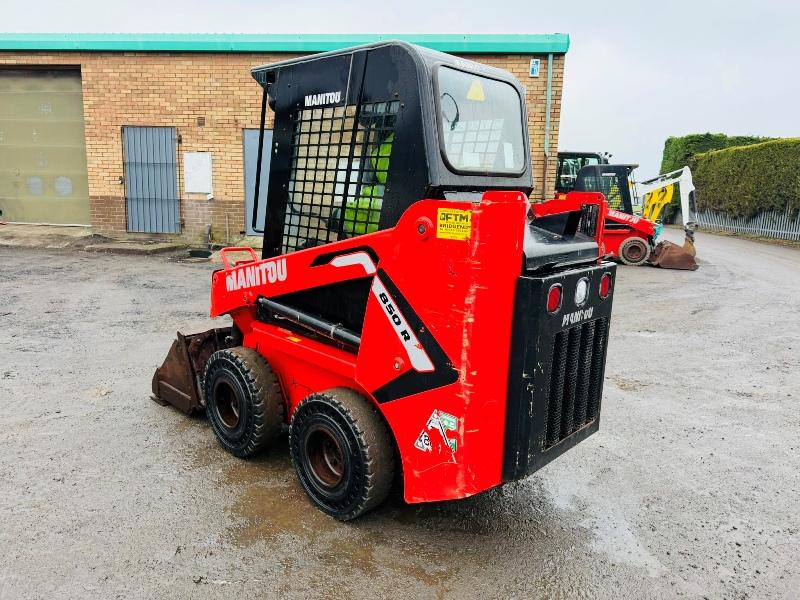 MANITOU 850R SKIDSTEER*C/W BUCKET*ONLY 615 HOURS*YEAR 2022*VIDEO*