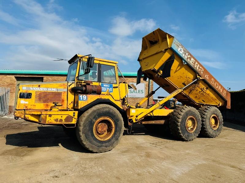 VOLVO A25C DUMP TRUCK*C/W HYDRAULIC TIP*VIDEO*