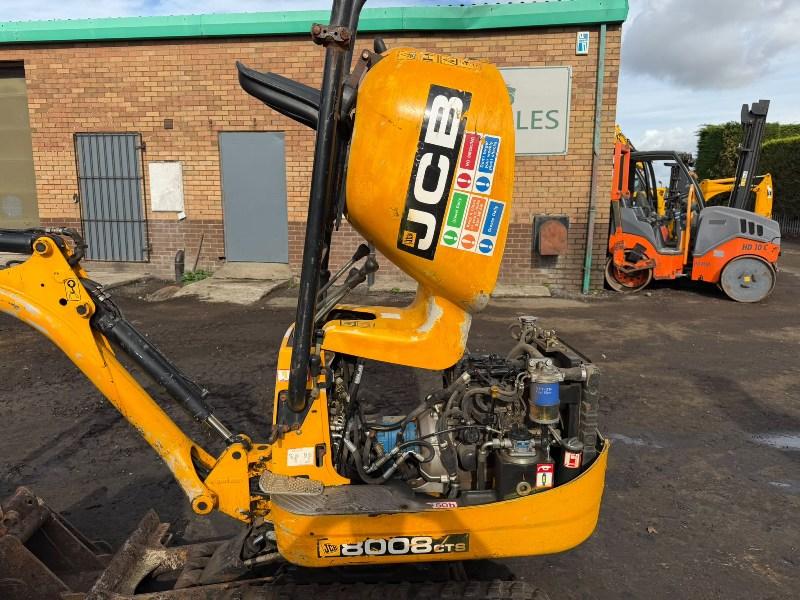 JCB 8008CTS MINI EXCAVATOR*C/W EXPANDING TRACKS*YEAR 2012*VIDEO*