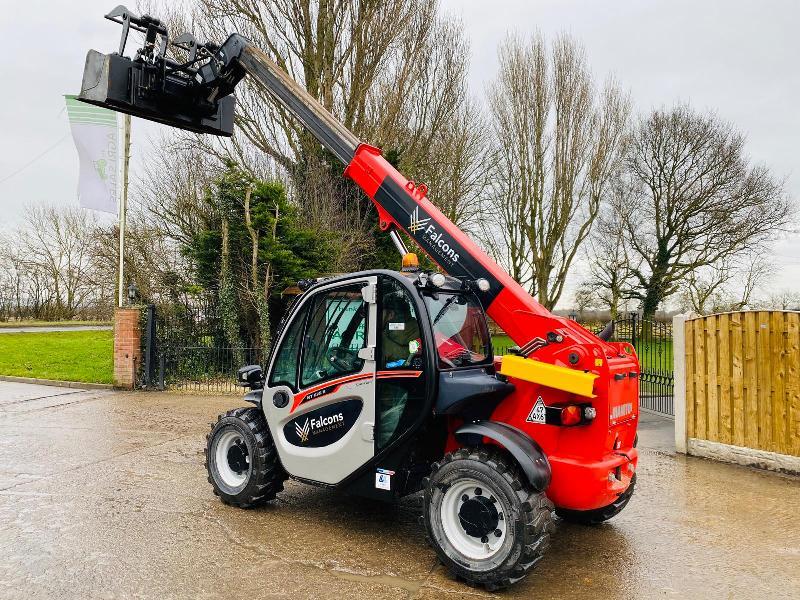 MANITOU MT625H TURBO 4WD TELEHANDLER *YEAR 2019 ONLY 673 HOURS* C/W
