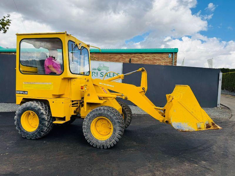 MITSUBISHI WS300A WHEELED LOADER*C/W BUCKET*VIDEO*