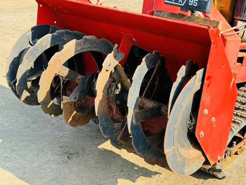 FUJII FSR1100GKD TRACKED SNOW BLOWER* SWAY & TILT*VIDEO*