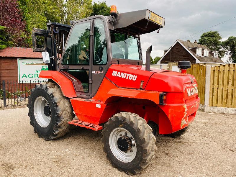 MANITOU M304 4WD ROUGH TERRAIN FORKLIFT * YEAR 2008 * CONTAINER SPEC