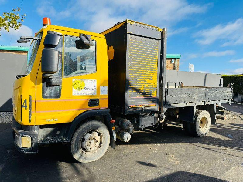 IVECO 75E16 7.5 TONNE TIPPING TRAILER*C/W BEHIND CAB STORAGE*VIDEO*