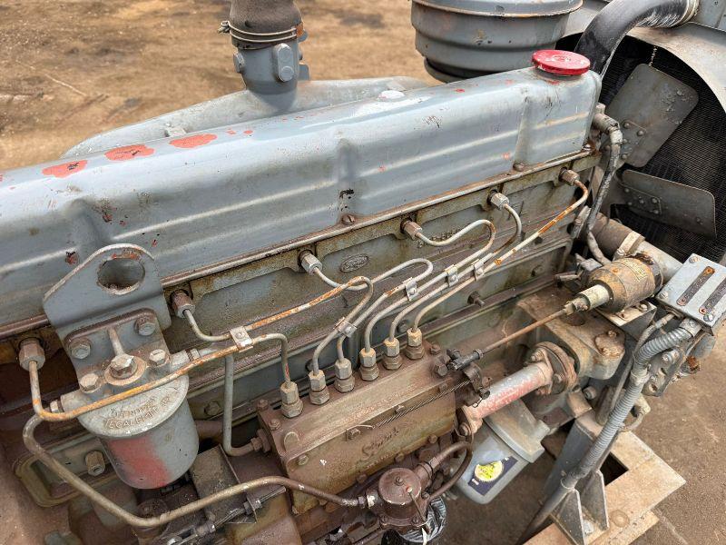 BRUSH STATIONARY GENERATOR*C/W 6 CYLINDER ENGINE*VIDEO*