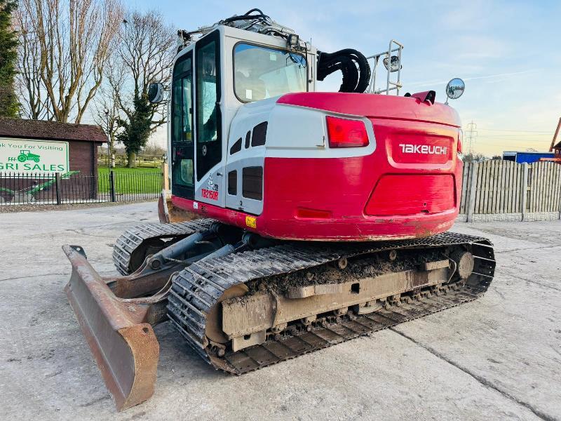 TAKEUCHI TB2150R EXCAVATOR *YEAR 2018, 5851 HOURS* C/W PIPPED FOR GRAB *VIDEO*