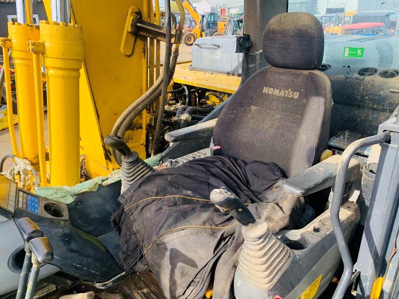 KOMATSU PC130-8 EXCAVATOR*C/W ROTATING SELECTOR GRAB*YEAR 2012*VIDEO*