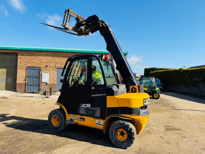 JCB 35D 4WD TELETRUK*YEAR 2014*C/W PALLET TINES*VIDEO*
