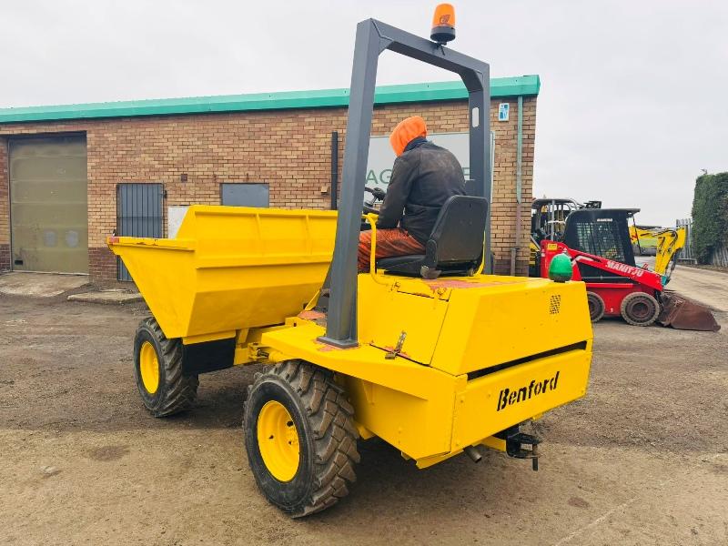 BENFORD DUMPER*C/W LISTER ENGINE*VIDEO*