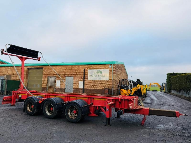 TRI AXLE HOOK LOADER TRAILER*C/W EASY SHEET*VIDEO*