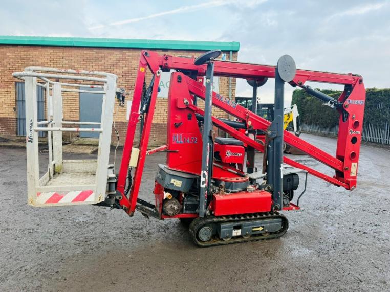 HINOWA LIGHT LIFT 1472 TRACKED MANLIFT*12.5M REACH*VIDEO*
