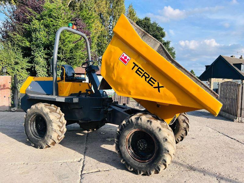 TEREX TA6 4WD DUMPER * YEAR 2014, 1499 HOURS* C/W ROLE BAR *VIDEO*