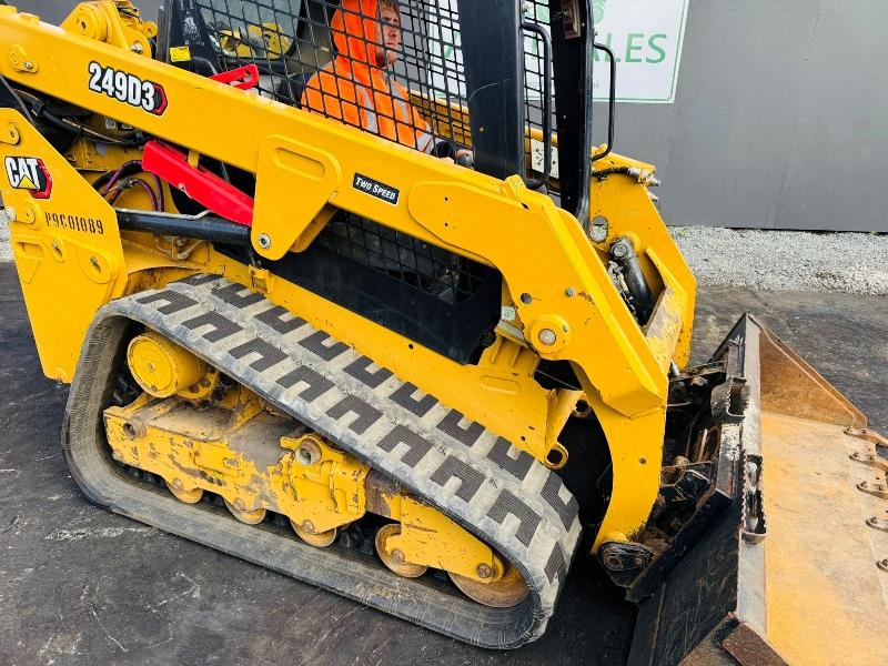 CATERPILLAR 249D3 TRACKED SKIDSTEER*C/W BUCKET*YEAR 2021*VIDEO*