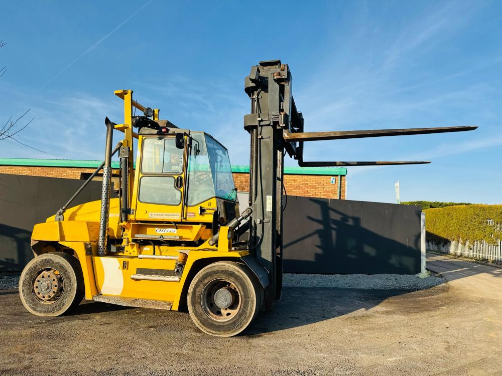 KALMAR DCE 100-6 2 STAGE MAST FORKLIFT *YEAR 2009*VIDEO*