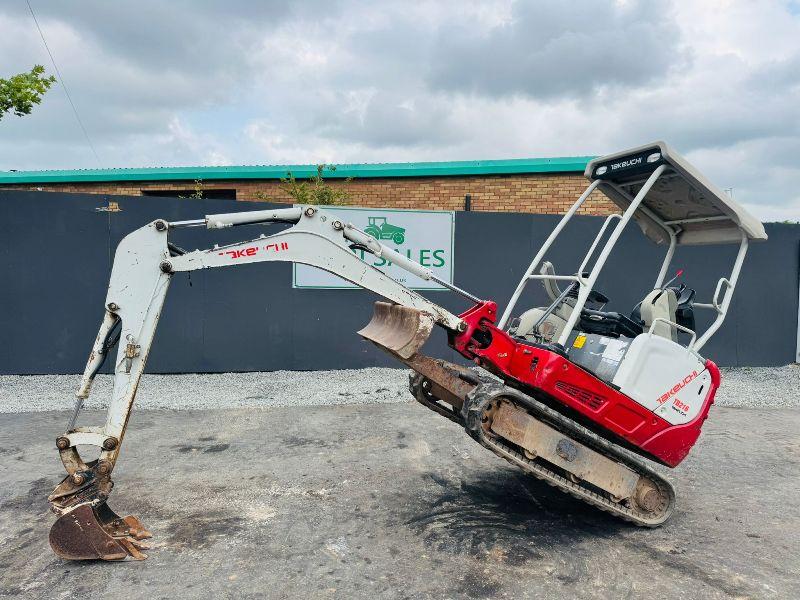 TAKEUCHI TB216 EXCAVATOR*C/W BUCKET*YEAR 2015*VIDEO*