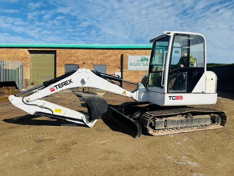TEREX TC65 TRACKED EXCAVATOR*C/W ISUZU ENGINE*VIDEO*
