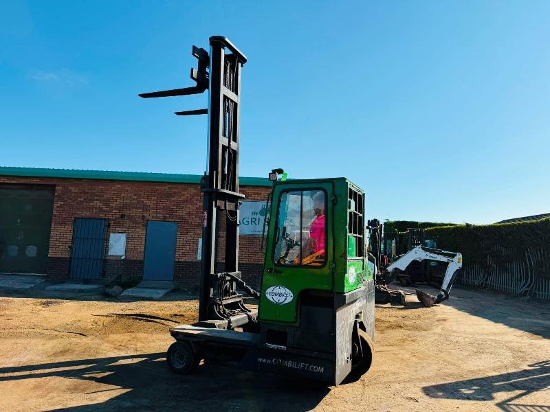 COMBILIFT C4000 DIESEL TRUCK MOUNTED FORKLIFT*C/W FORK POSITIONER*VIDEO*