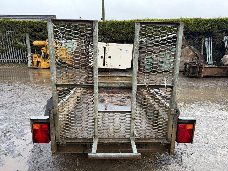 DOUBLE AXLE TRAILER*C/W DROP DOWN RAMP*VIDEO*