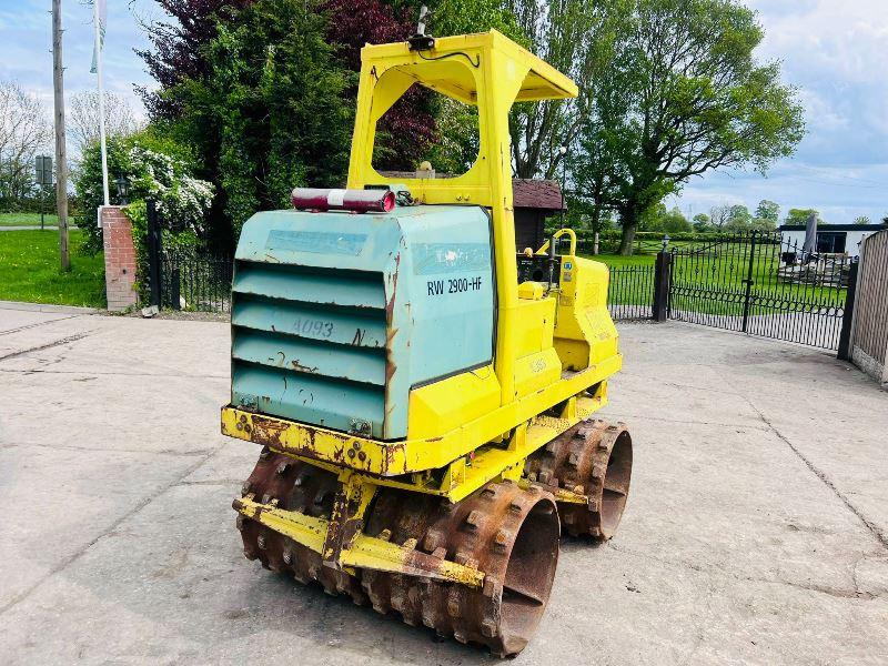 RAMMAX 2900-HF DOUBLE DRUM TRENCH ROLLER * SPARE & REPAIRS *