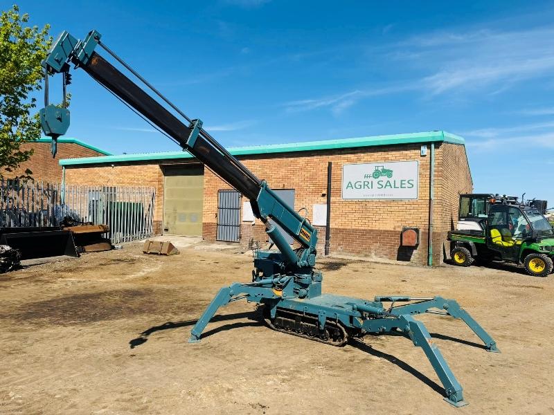 UNIKON MOBILE SPIDER CRANE*C/W SUPPORT LEGS*VIDEO*