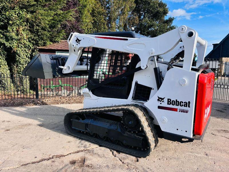 BOBCAT T590 TRACKED SKIDSTEER *YEAR 2018, 2761 HOURS* C/W BUCKET