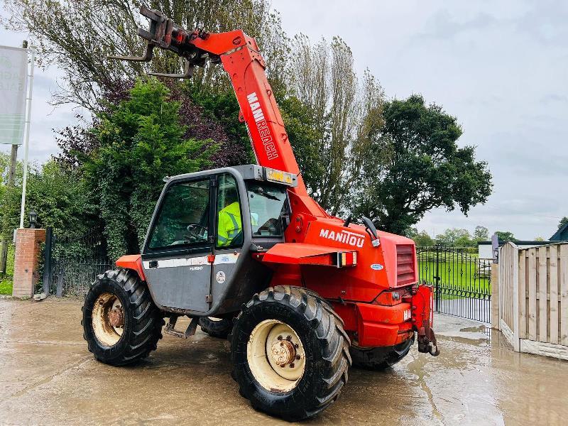 MANITOU MLT628T 4WD TELEHANDLER *AG-SPEC* C/W PICK UP HITCH *VIDEO*
