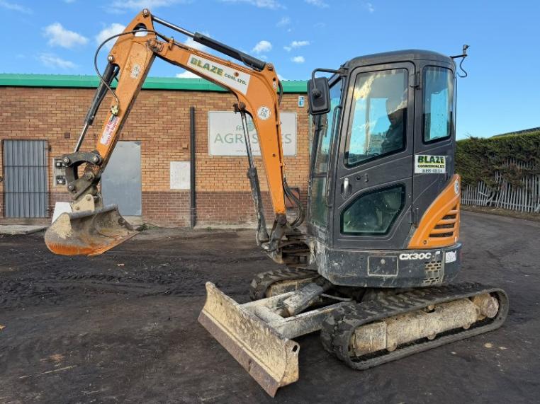 CASE CX30C MINI EXCAVATOR*YEAR 2018*4986 HOURS*VIDEO*