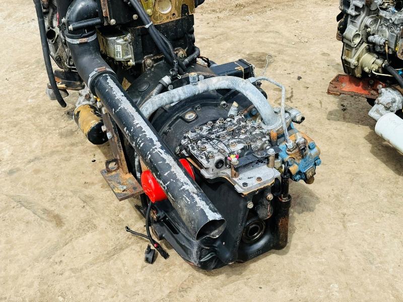 4 CYLINDER PERKINS PHASER ENGINE*C/W TRANSMISSION*3 LEFT*VIDEO*