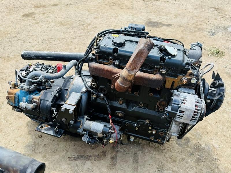 4 CYLINDER PERKINS PHASER ENGINE*C/W TRANSMISSION*3 LEFT*VIDEO*