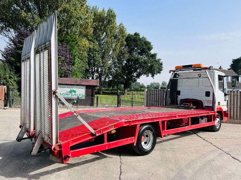 IVECO ML75E17 4X2 BEAVER TAIL LORRY C/W HYDRAULIC RAMPS *VIDEO* 