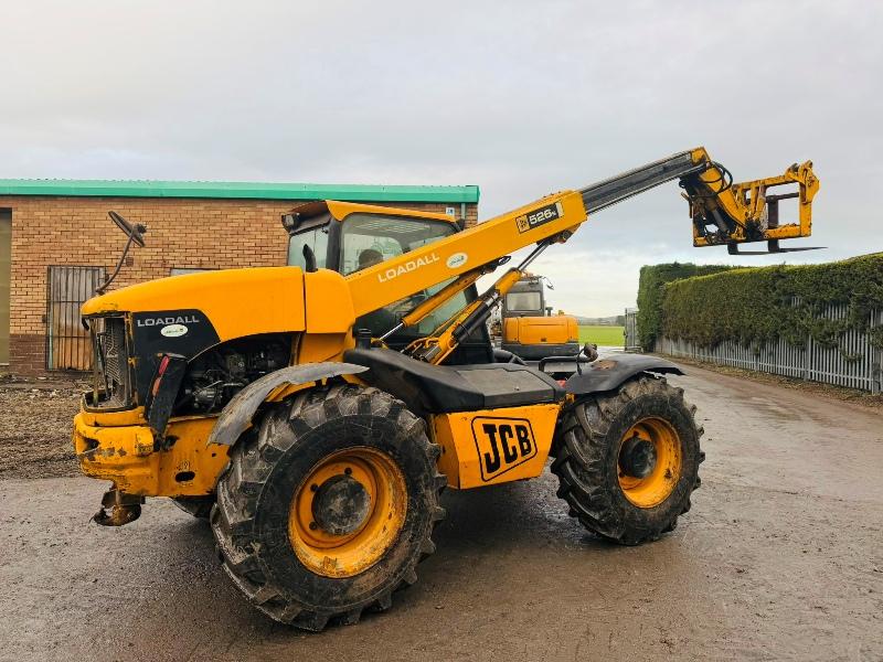JCB 526S TELEHANDLER*C/W PALLET TINES*VIDEO*