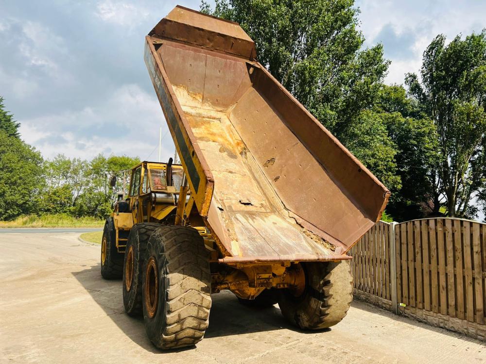 VOLVO BM A25 6X6 ARTICULATED DUMP TRUCK C/W HYDRAULIC STRAIGHT TIP 