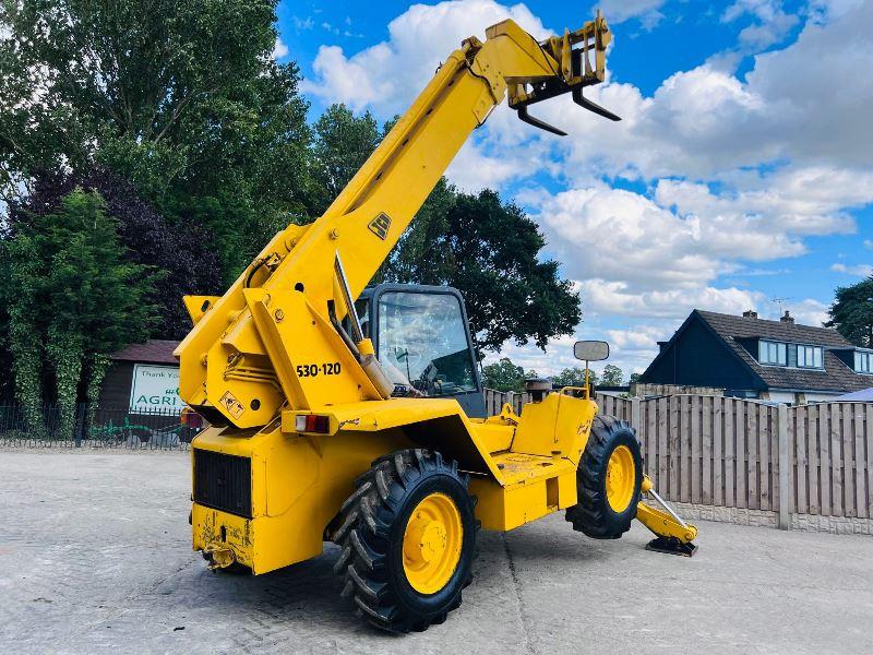 JCB 530-120 4WD TELEHANDLER *12 METERS* C/W PALLET TINES *VIDEO*