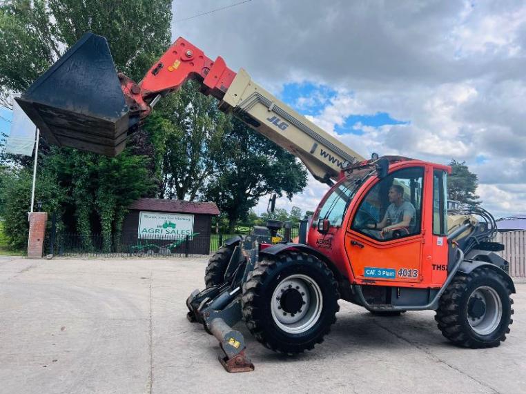 JLG 4013 4WD TELEHANDLER *13 METER REACH, 5961 HOURS* C/W PALLET TINES *VIDEO*