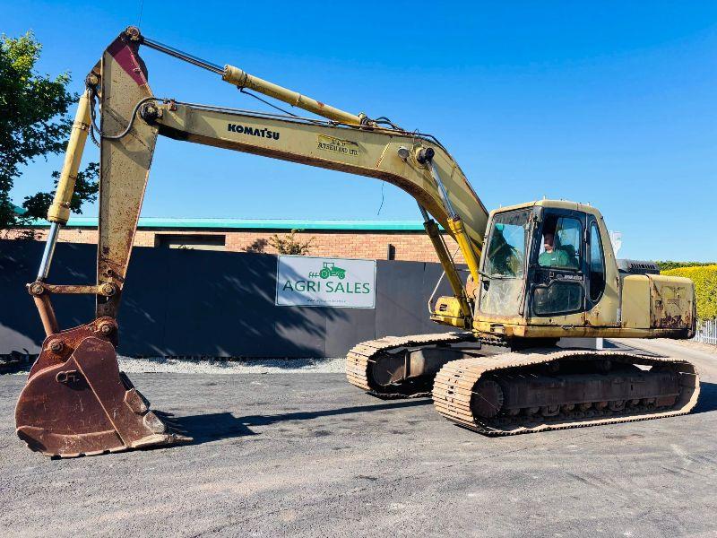 KOMATSU PC210LC-6 TRACKED EXCAVATOR *C/W BUCKET*VIDEO*