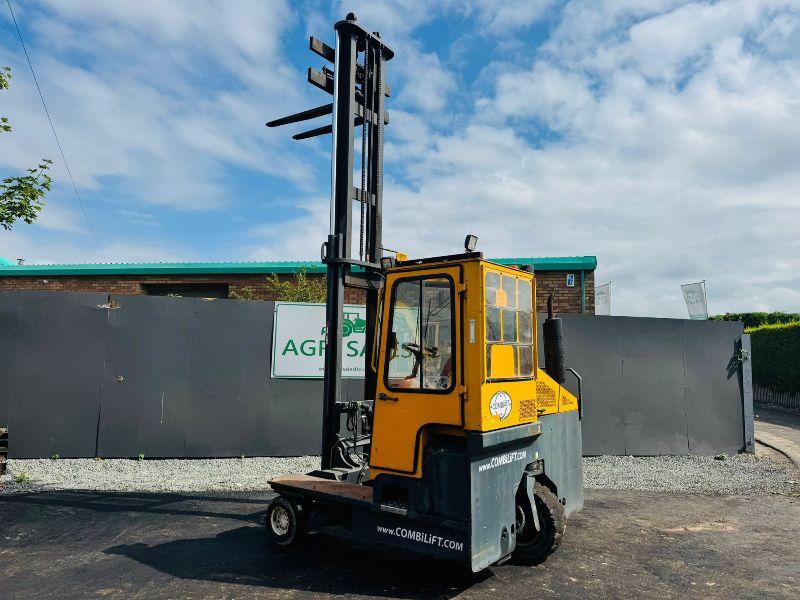 COMBILIFT 4000 DIESEL TRUCK MOUNTED FORKLIFT*C/W FORK POSITIONER*VIDEO*