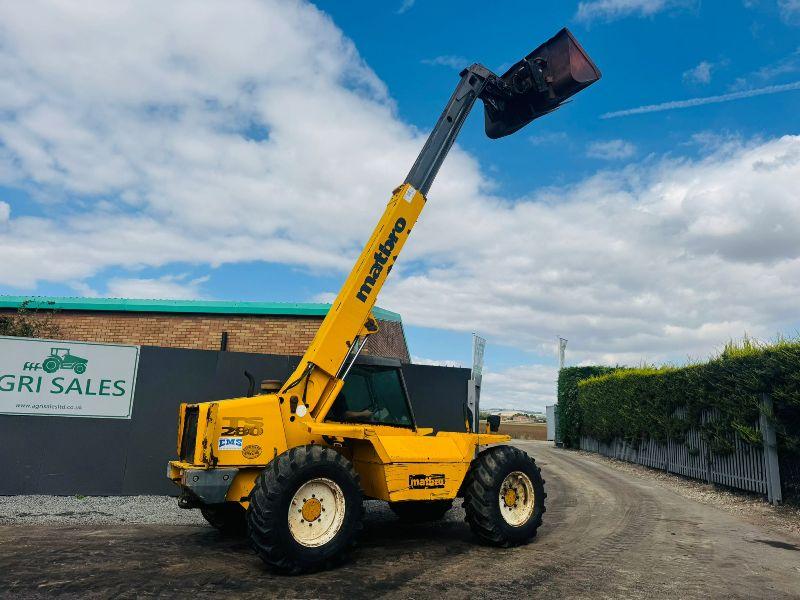 MATBRO TS280 TELEHANDLER*C/W PALLET TINES AND BUCKET*VIDEO*
