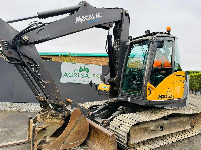 MECALAC 714MC EXCAVATOR*YEAR 2012*C/W 3 PIECE BOOM*VIDEO*