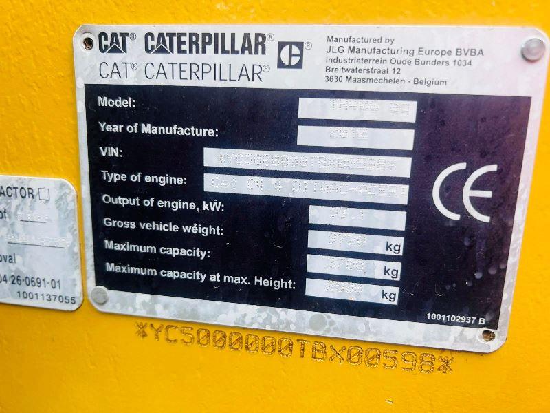CATERPILLAR TH406AG 4WD TELEHANDLER *AG-SPEC , YEAR 2012* C/W PALLET TINES *VIDEO*