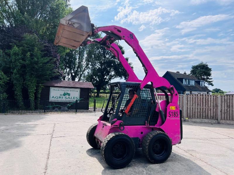 BOBCAT S185 4WD SKIDSTEER *YEAR 2009 HIGH LIFT* C/W BUCKET *VIDEO*