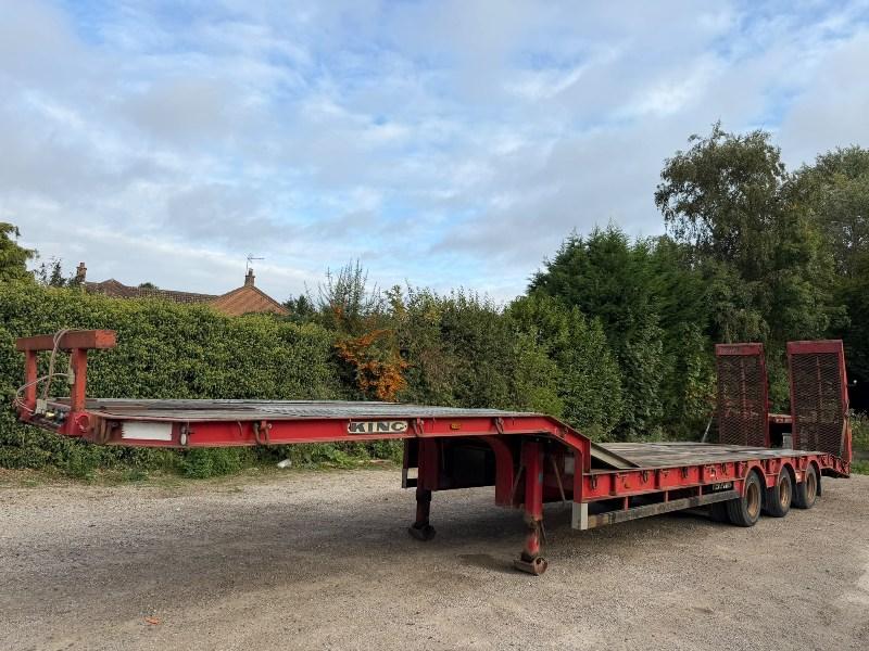 KING LOW LOADER TRAILER*C/W RAMPS AND WINCH*YEAR 2008*VIDEO*