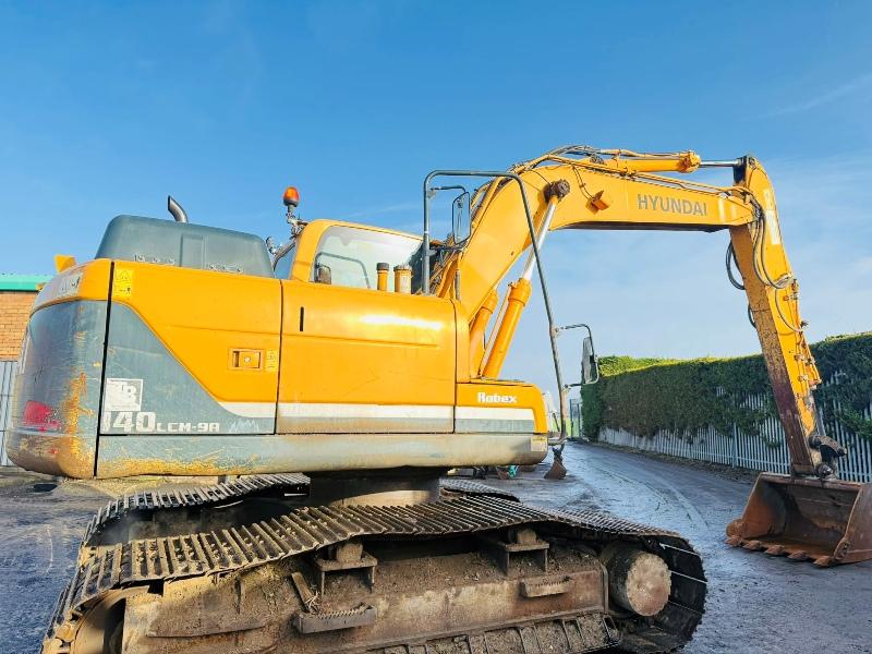 HYUNDAI ROBEX 140LCM-9A EXCAVATOR*C/W BUCKET*YEAR 2015*VIDEO*