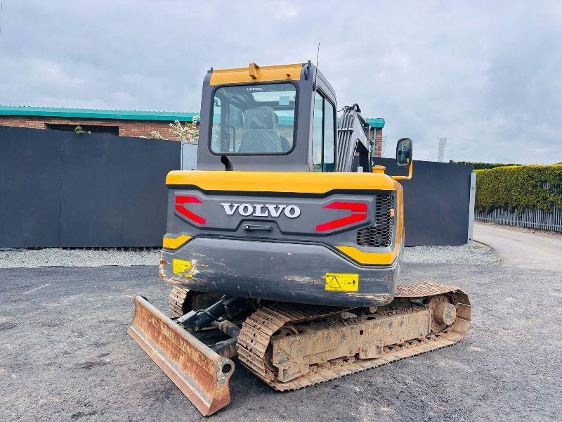 VOLVO EC55DAG RUBBER BLOCK TRACKS EXCAVATOR *YEAR 2020*C/W BUCKET*VIDEO*